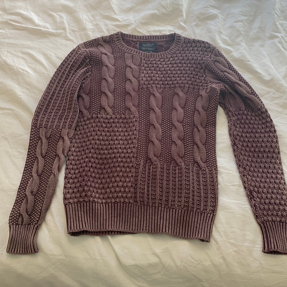 Allsaints Spitafields patterned sweater